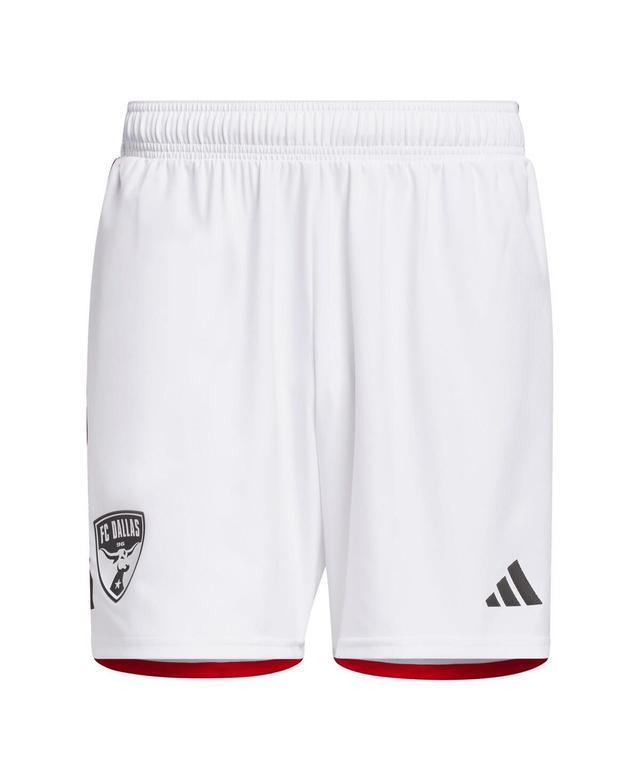 Mens adidas White Fc Dallas 2023 Away Aeroready Authentic Shorts Product Image