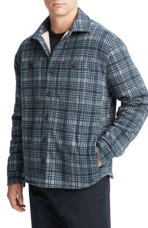 Vince Plaid Fleece Lined Shirt Jacket Product Image