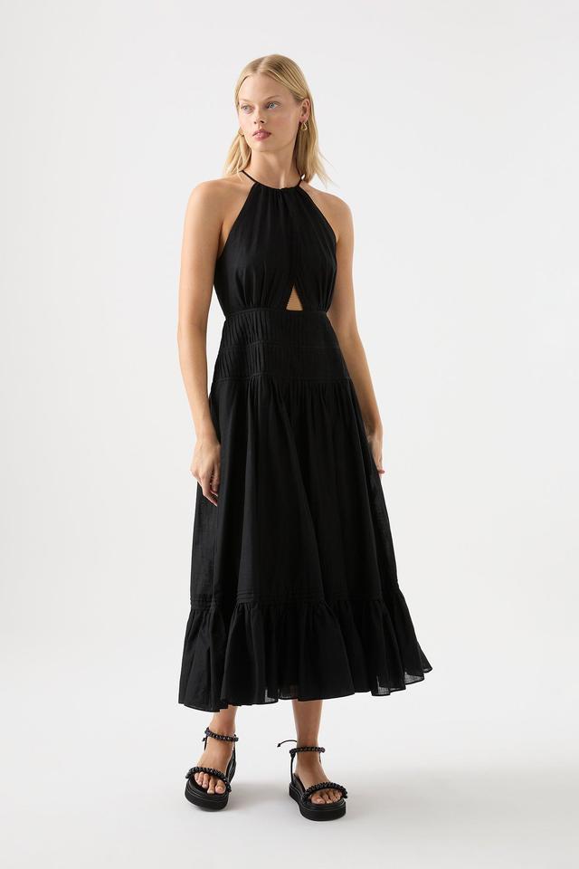 Renata Eyelash Midi Dress Product Image