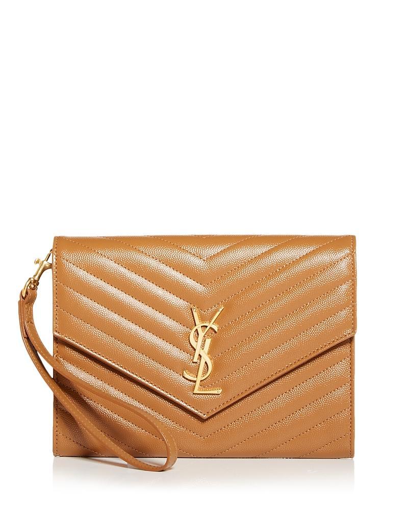 Saint Laurent Cassandre Matelasse Flap Pouch Product Image