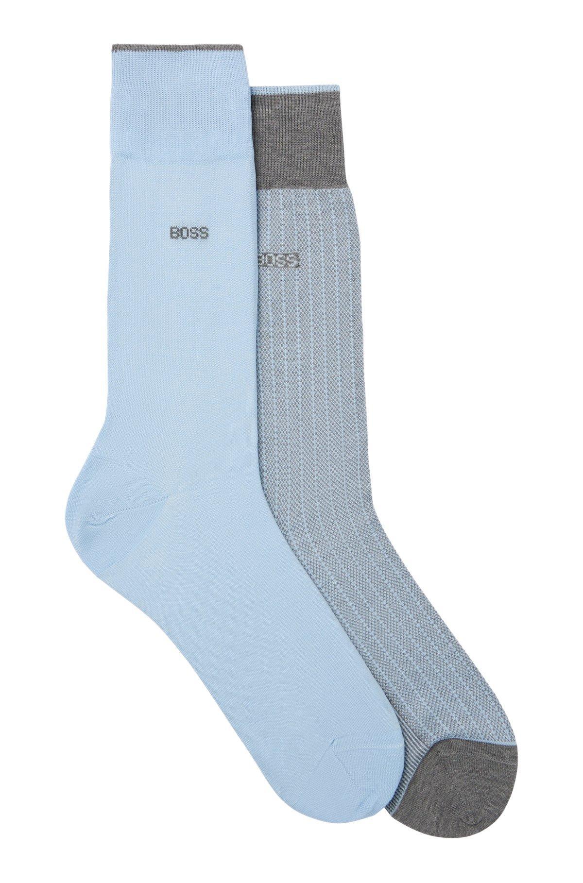 Two-pack of socks in mercerized cotton Product Image