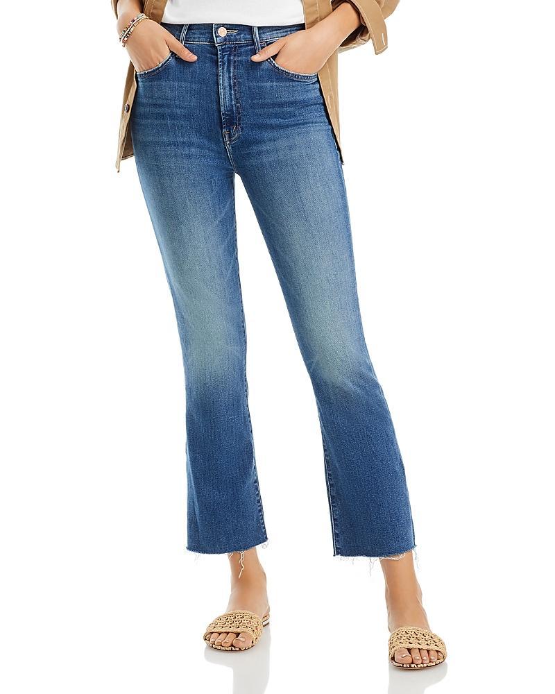 Womens The Hustler Ankle Frayed Jeans Product Image