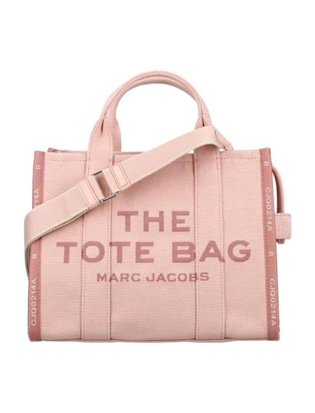 MARC JACOBS The Jacquard Medium Tote Bag In Pink Product Image