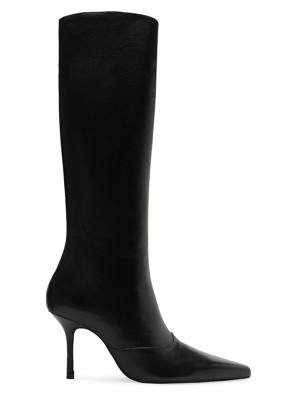 Womens Raffaela 80MM Leather Boots Product Image