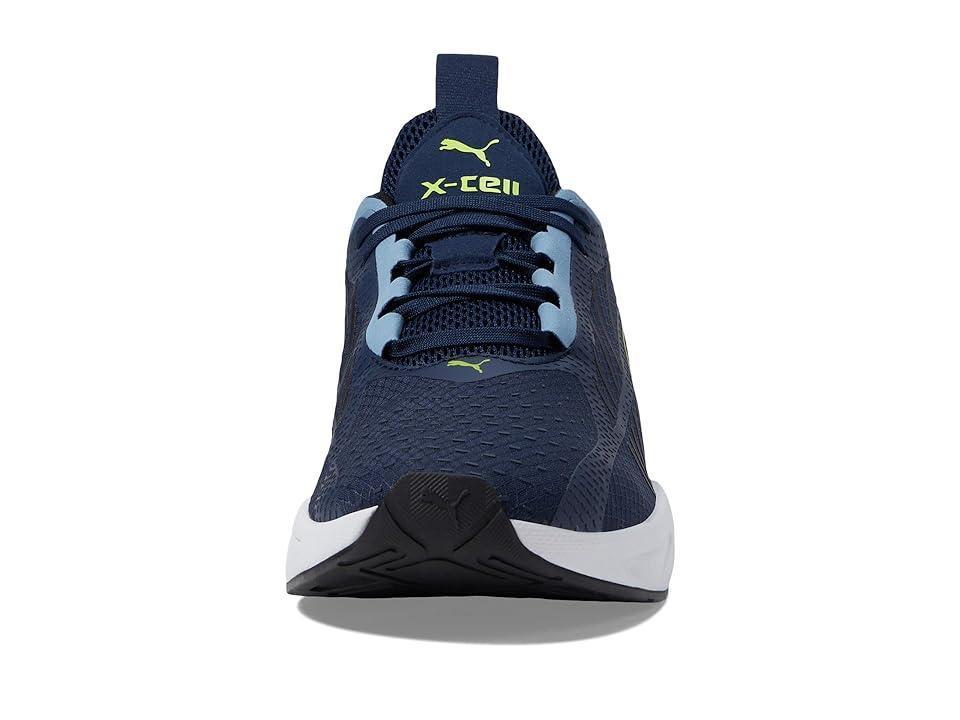 PUMA X-Cell Action (Club Navy/Lime Pow/PUMA Black) Men's Shoes Product Image