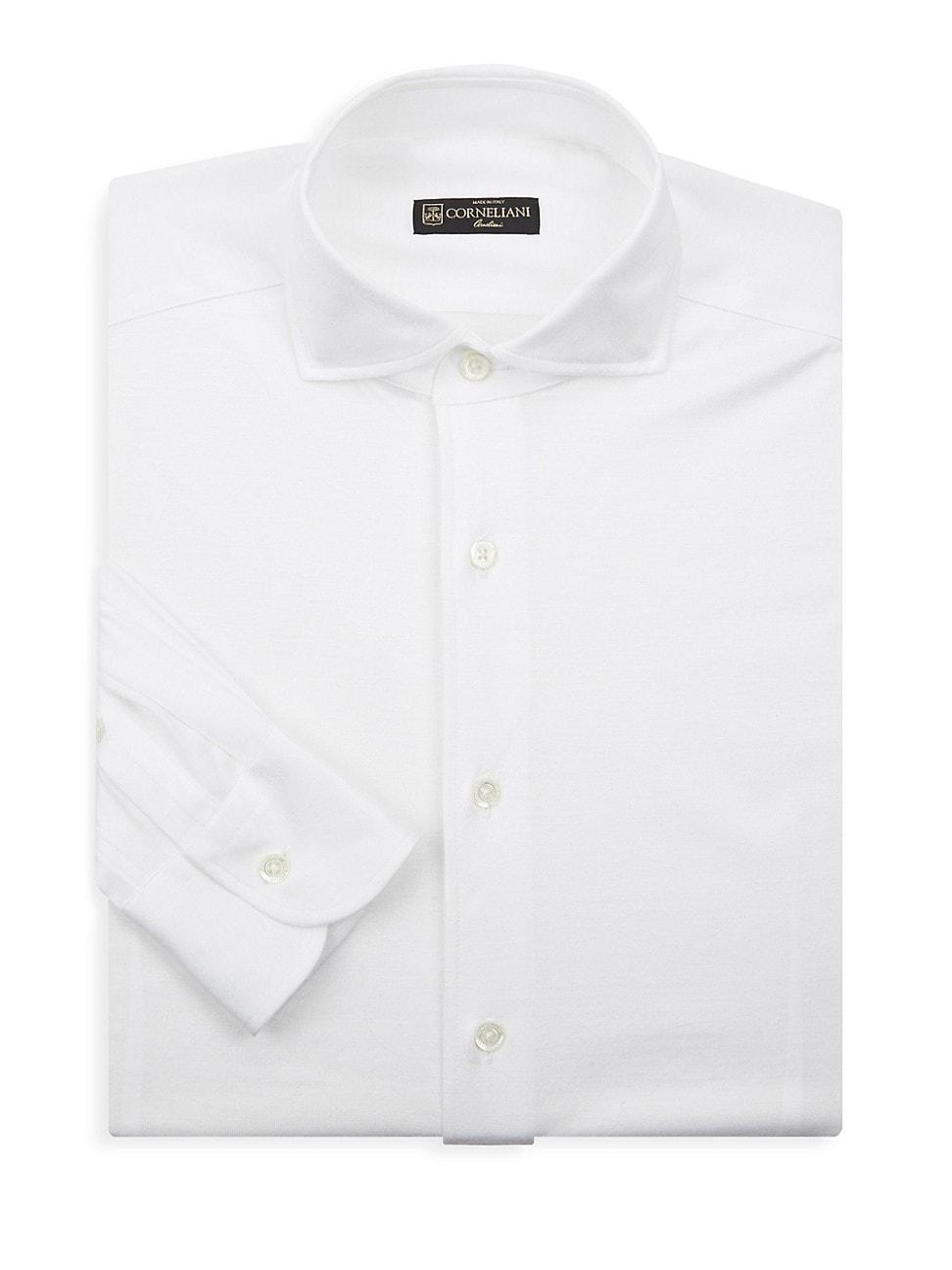 Mens Casual Long-Sleeve Cotton Dress Shirt Product Image