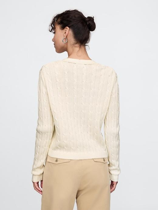 Cable-Knit Cardigan Product Image