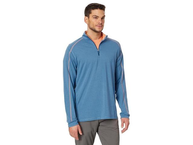 tasc Performance Carrollton 1/4 Zip (Dusk) Men's Long Sleeve Pullover Product Image