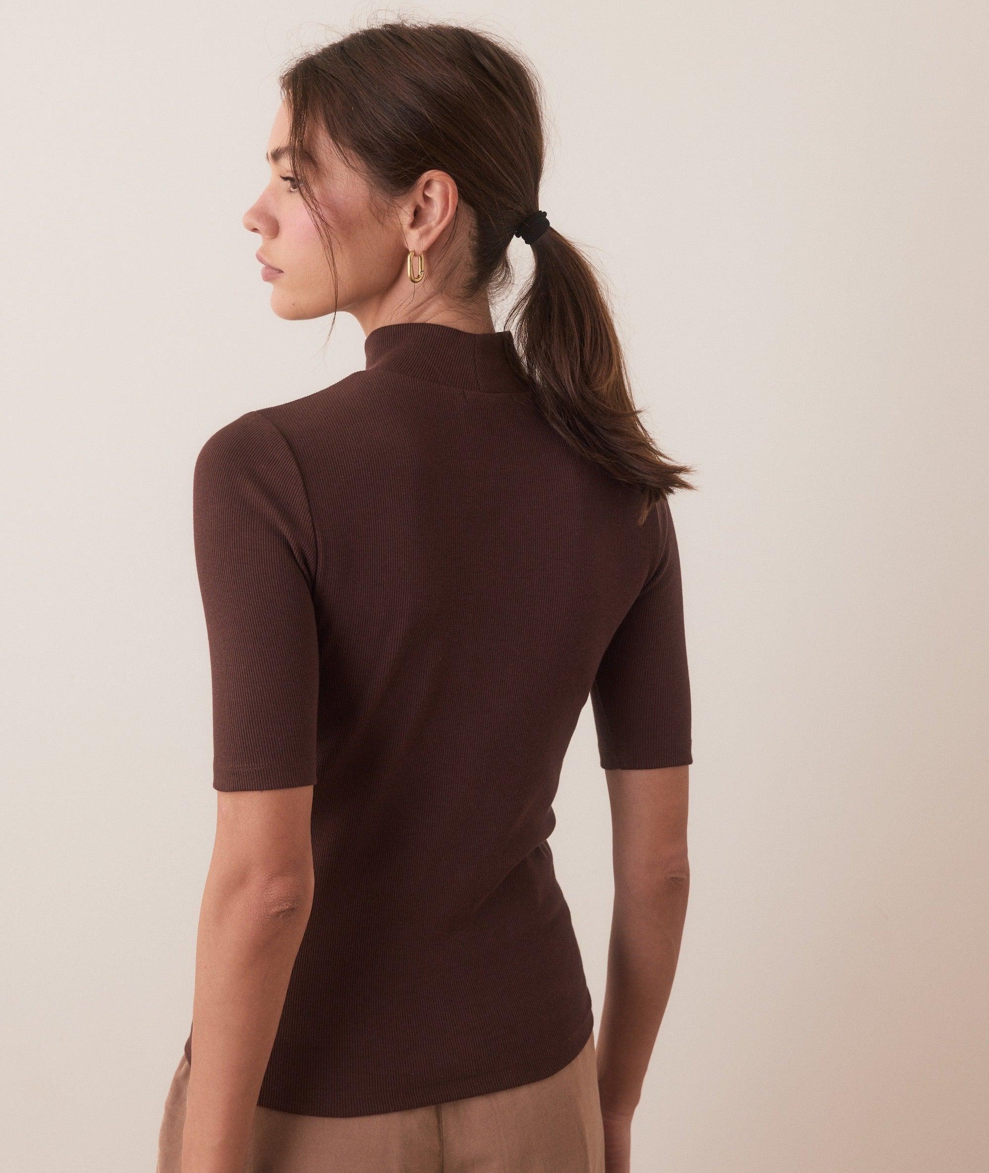 Lexi Rib Mock Neck Top Product Image