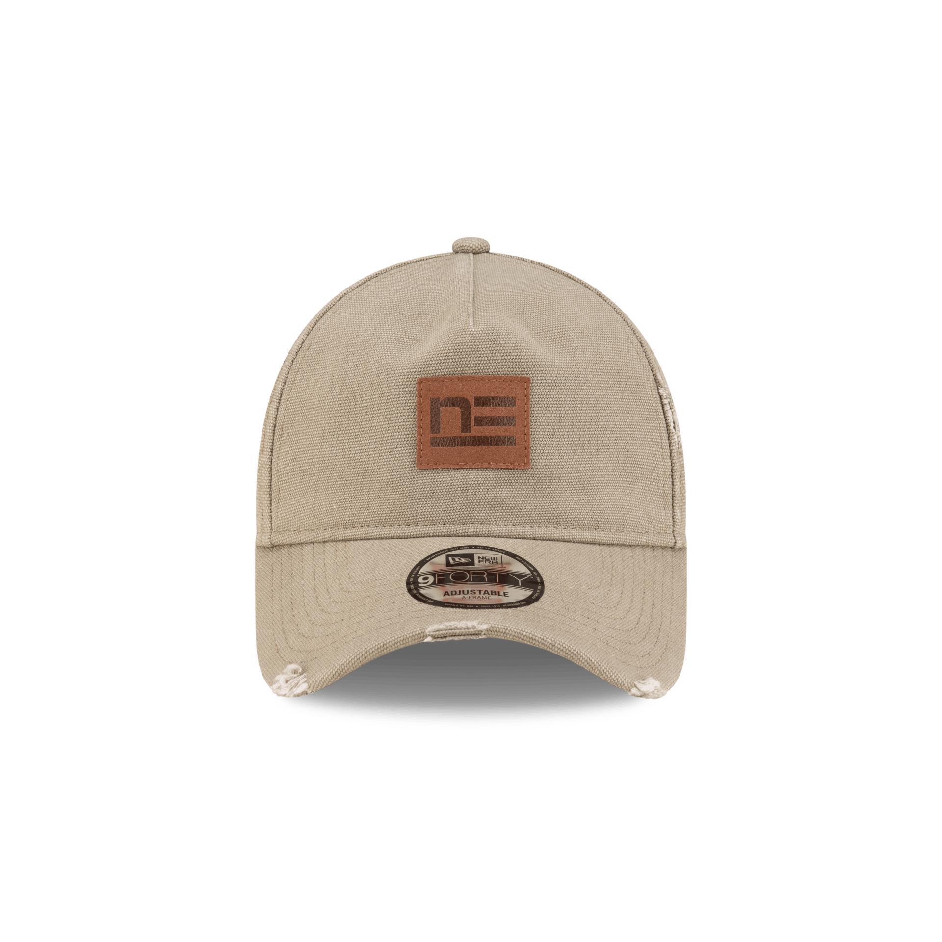 Brand New Era Forge Leather Patch Overland Trek 9FORTY A-Frame Adjustable Hat Male Product Image