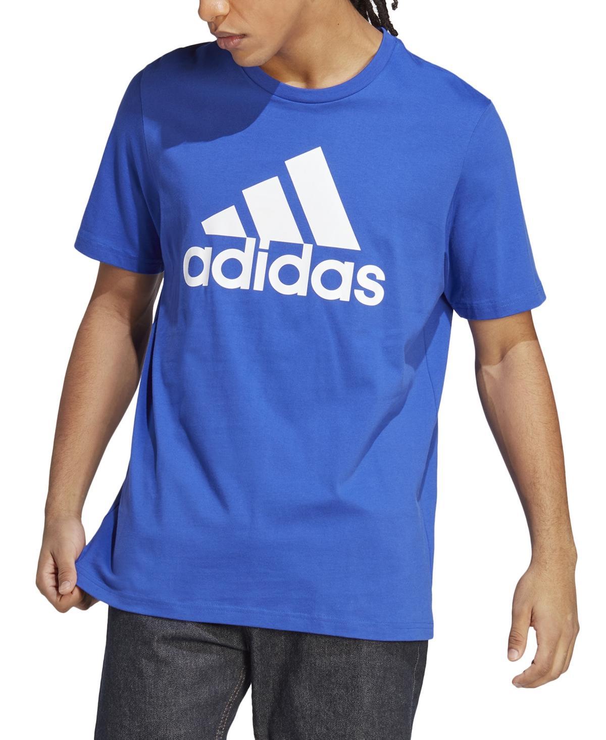 adidas Mens Essentials Single Jersey Big Logo Short Sleeve Crewneck T-Shirt Product Image