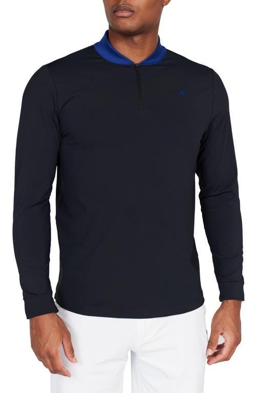 Redvanly Briar Contrast Collar Quarter Zip Pullover Product Image