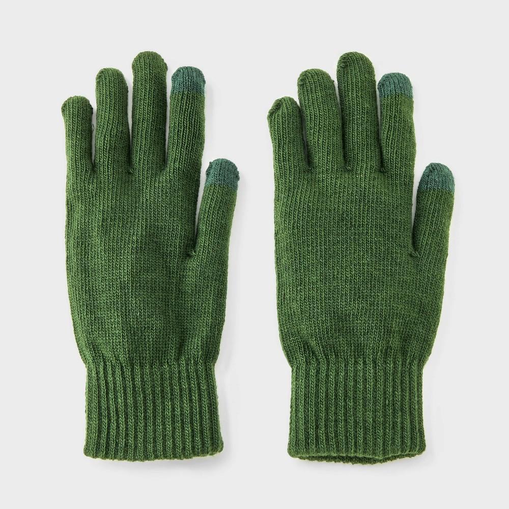 Mens Knit Tech Touch Gloves - Goodfellow & Co One Size Fits Most Product Image