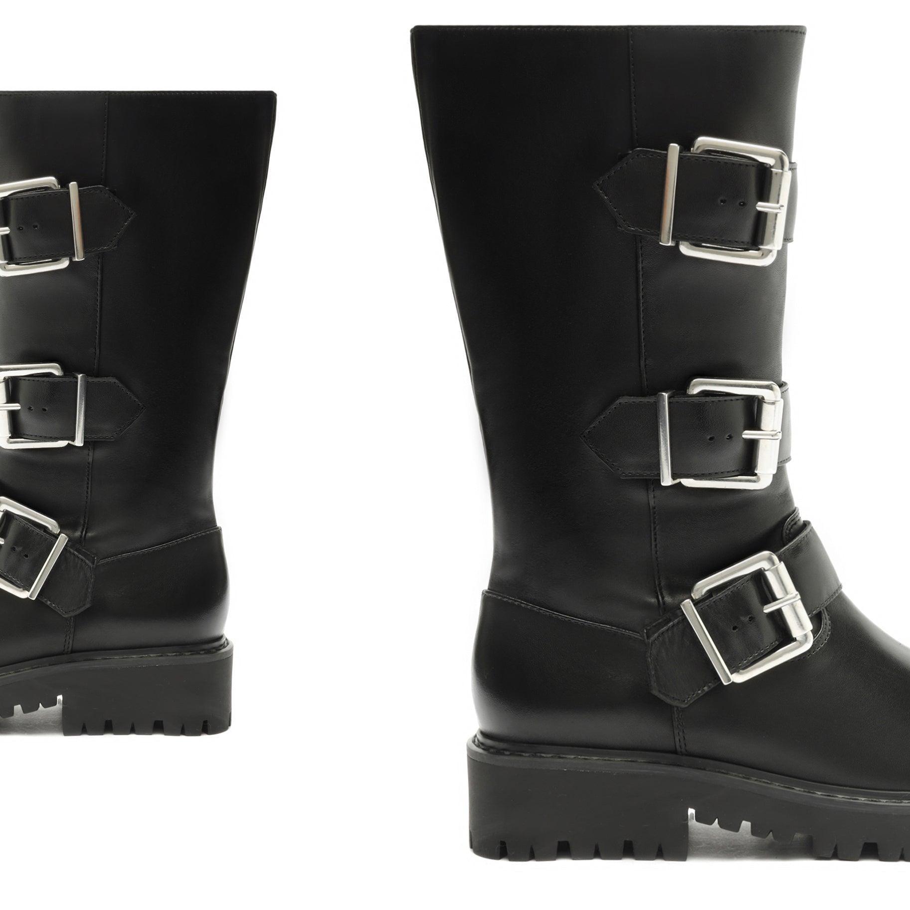 Georgina High Leather Bootie Female Product Image