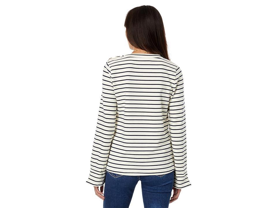 English Factory Breton Stripe Fold Cuff Top Product Image