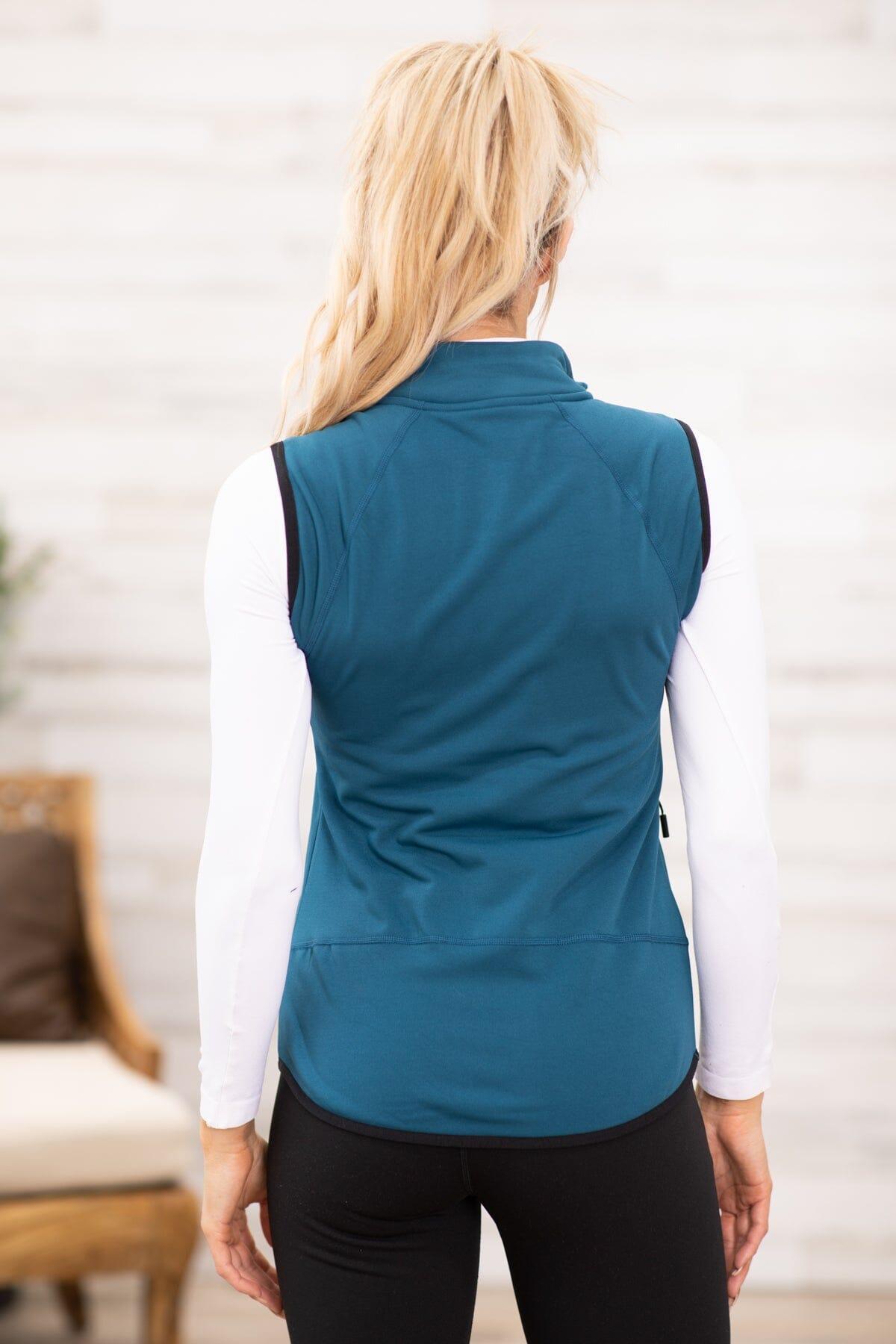 Slate Blue Fleece Lined Vest Product Image