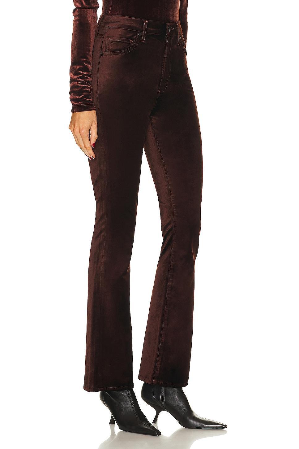 AGOLDE Nico High Waist Bootcut Velvet Pants Product Image