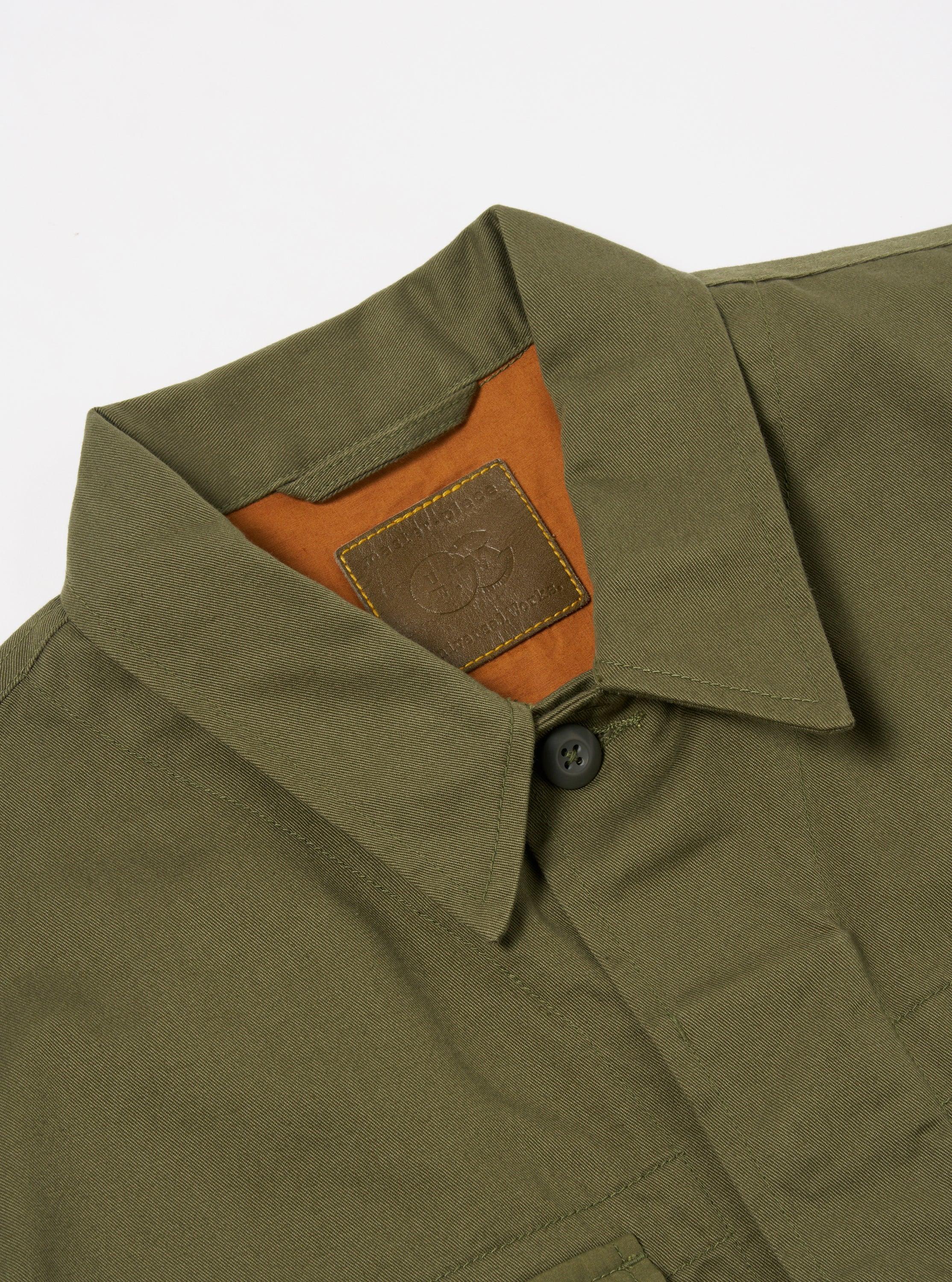 master-piece x Universal Works Parachute Field Jacket II in Olive Twill Product Image