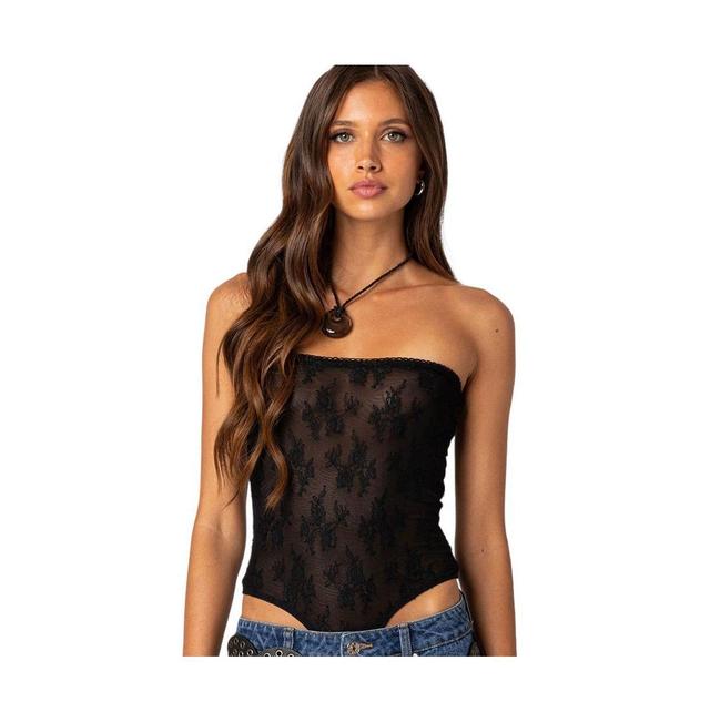 EDIKTED Alina Lace Bodysuit Product Image