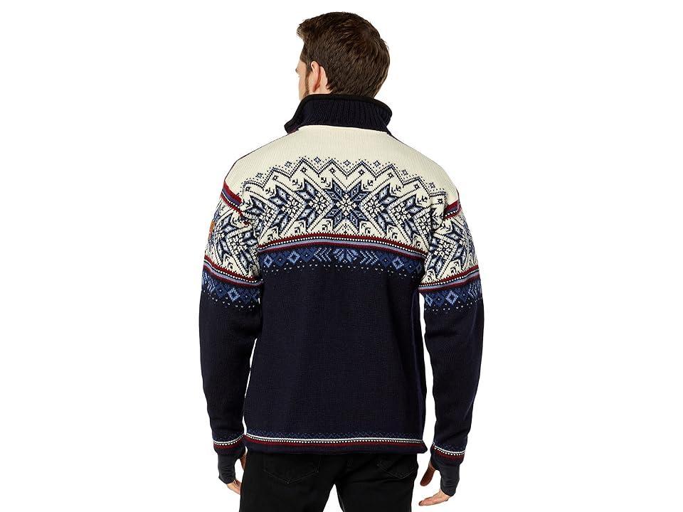 Dale of Norway Vail Waterproof Sweater (Midnight /Red Rose/Off-White/Indigo/China Blue) Men's Clothing Product Image