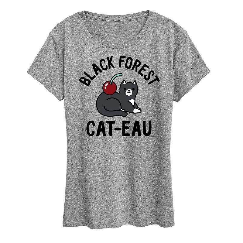 Womens Black Forest Cat-eau Graphic Tee Product Image