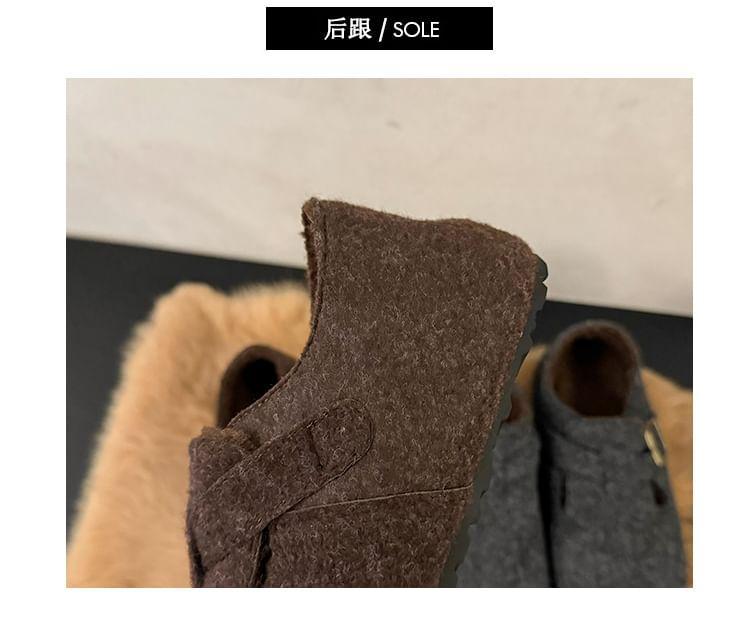 Buckled Fleece-Lined Slip-Ons Product Image