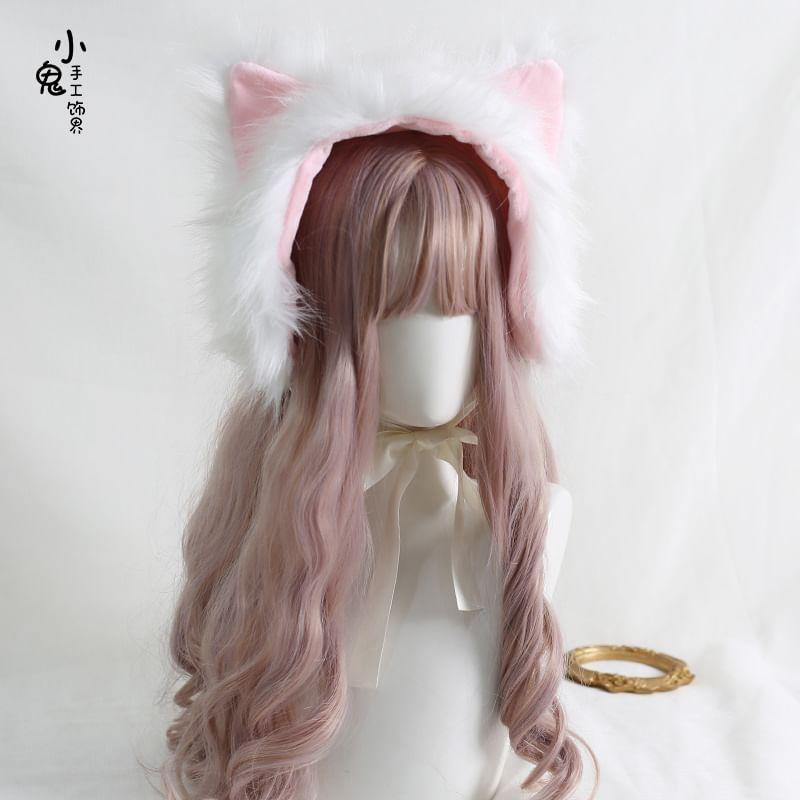 Cat Ear Chenille Hat Product Image