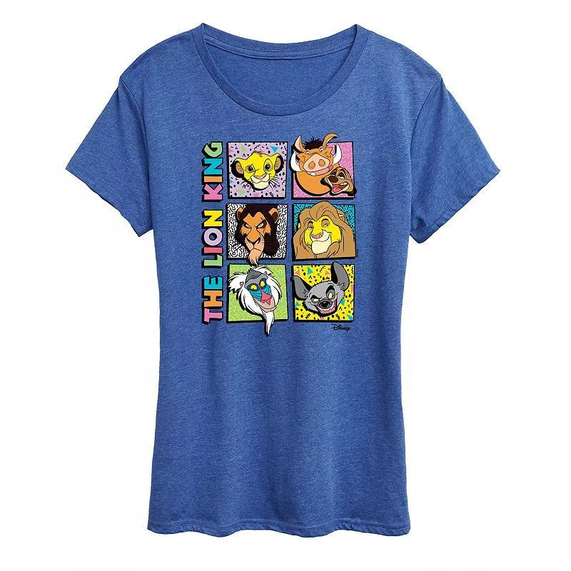 Disneys Lion King Womens Grid Graphic Tee Product Image