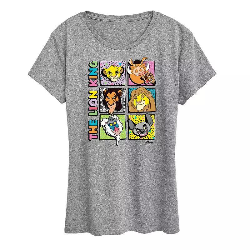 Disneys Lion King Womens Grid Graphic Tee Product Image