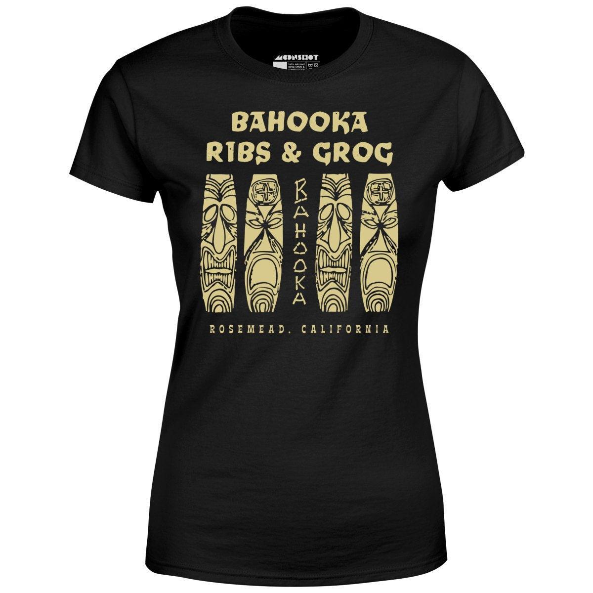 Bahooka Ribs & Grog - Rosemead, CA - Vintage Tiki Bar - Women's T-Shirt Female Product Image