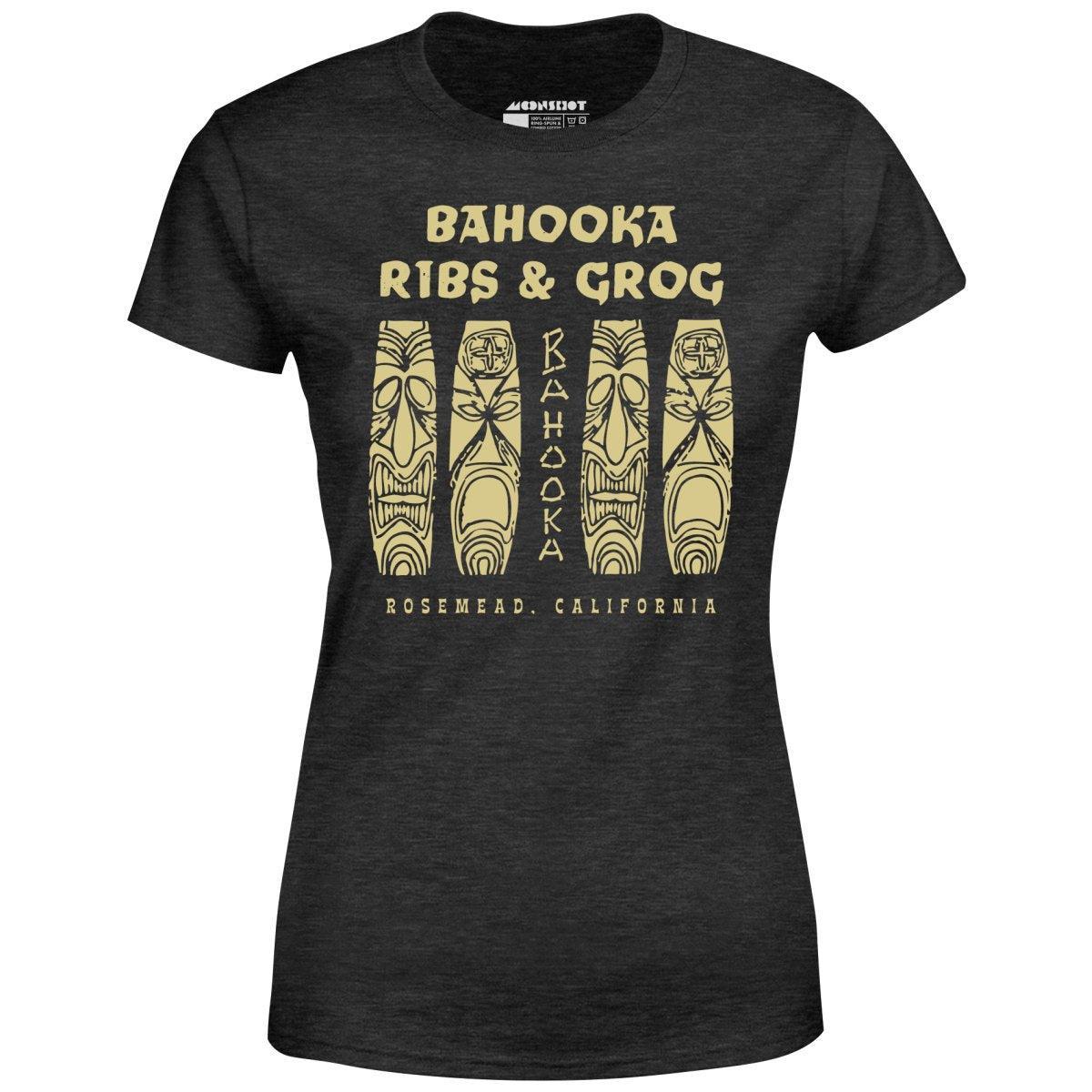 Bahooka Ribs & Grog - Rosemead, CA - Vintage Tiki Bar - Women's T-Shirt Female Product Image