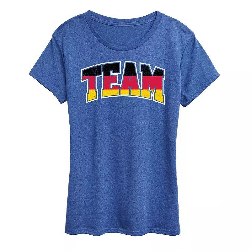 Womens Team Germany Graphic Tee Blue Product Image