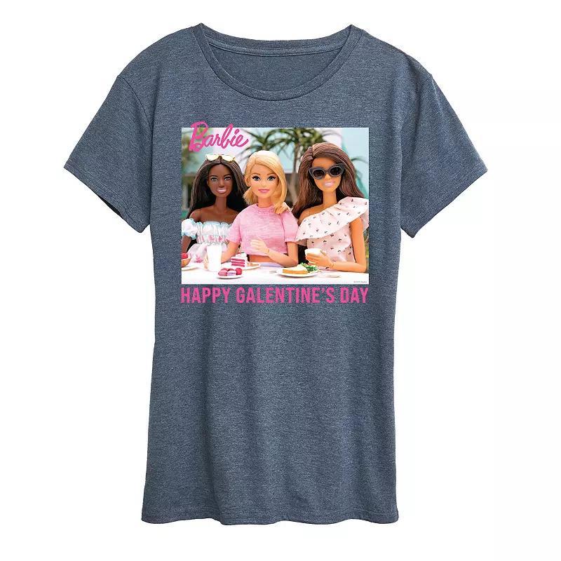 Womens Barbie Happy Galentines Day Graphic Tee Product Image