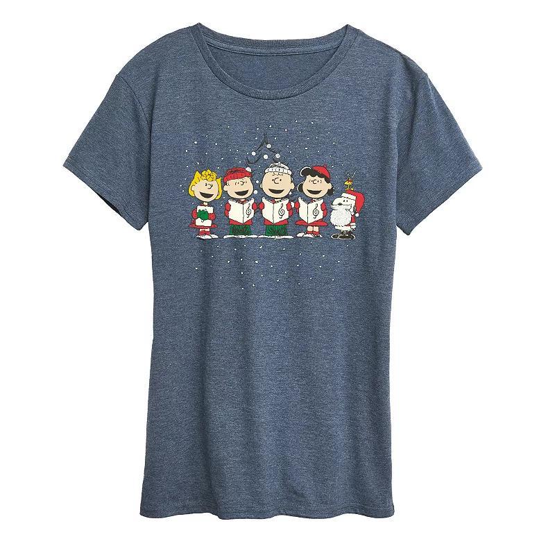 Womens Not Short Just Down To Earth Graphic Tee, Girls Grey Red Product Image