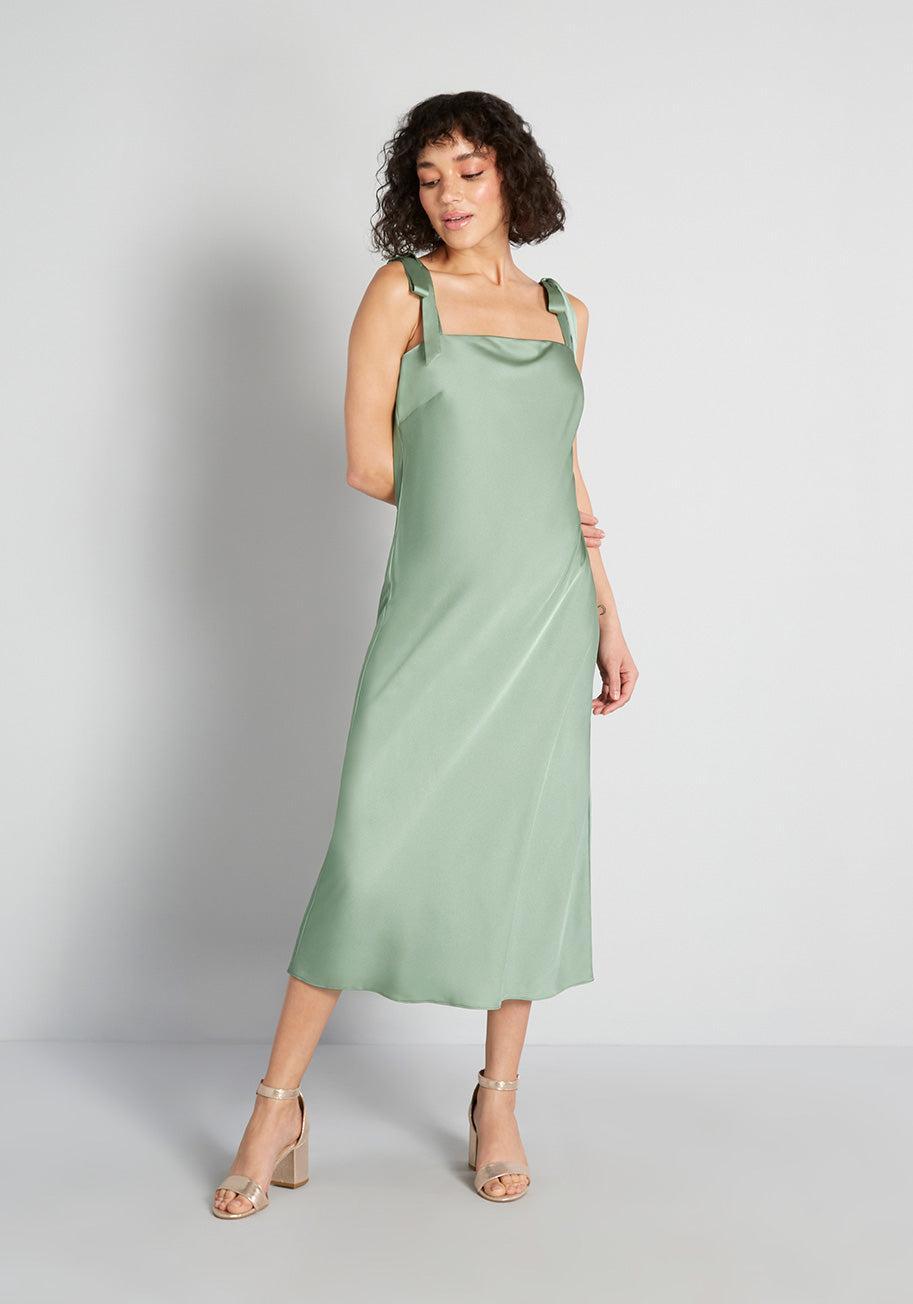 ModCloth x Hutch Tie-Shoulder Midi Dress Product Image