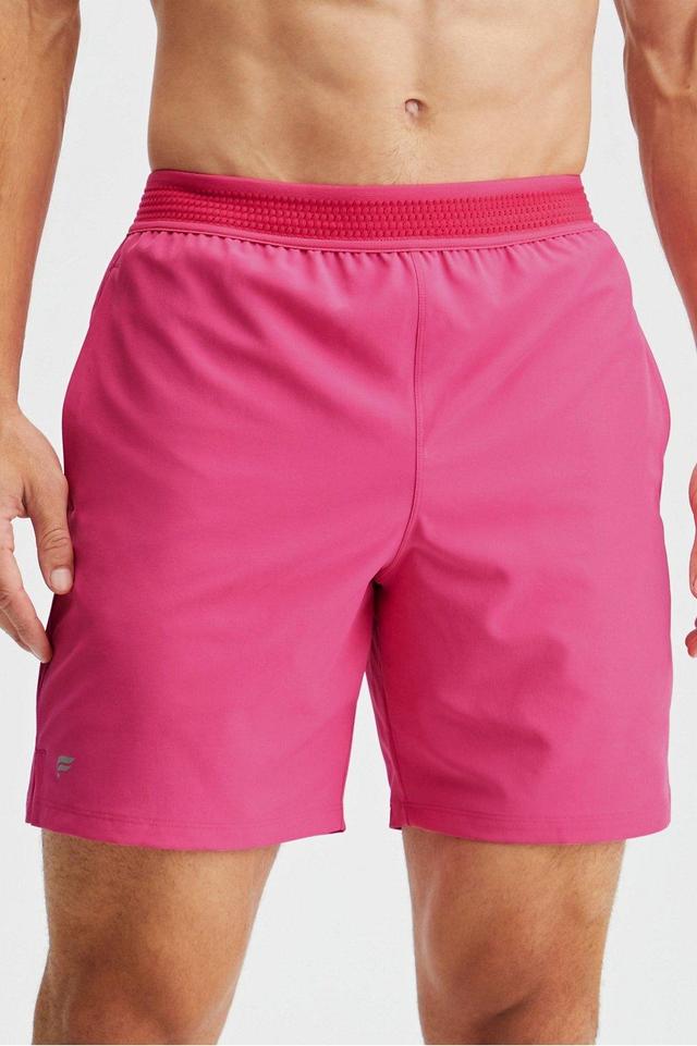 Fabletics Men The Fundamental Short male Scarlet Pink Size XXL Product Image