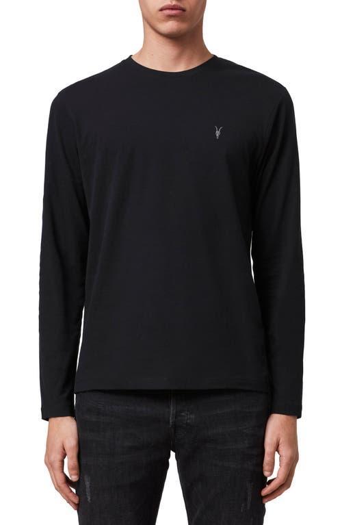 AllSaints Brace Long Sleeve Crewneck Organic Cotton T-Shirt Product Image