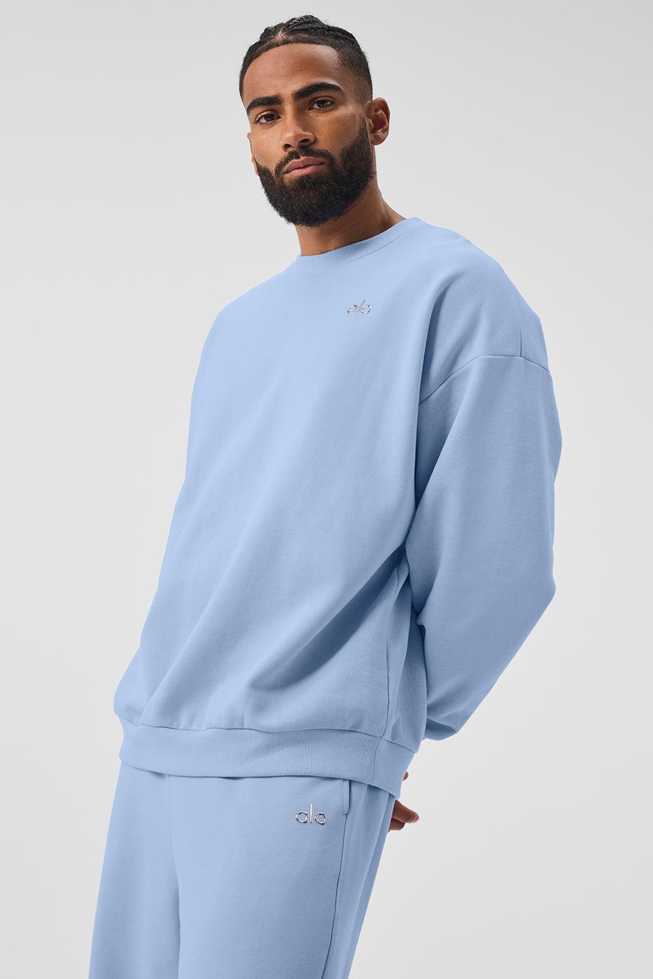 Accolade Crew Neck Pullover - Seashell Blue Male Product Image