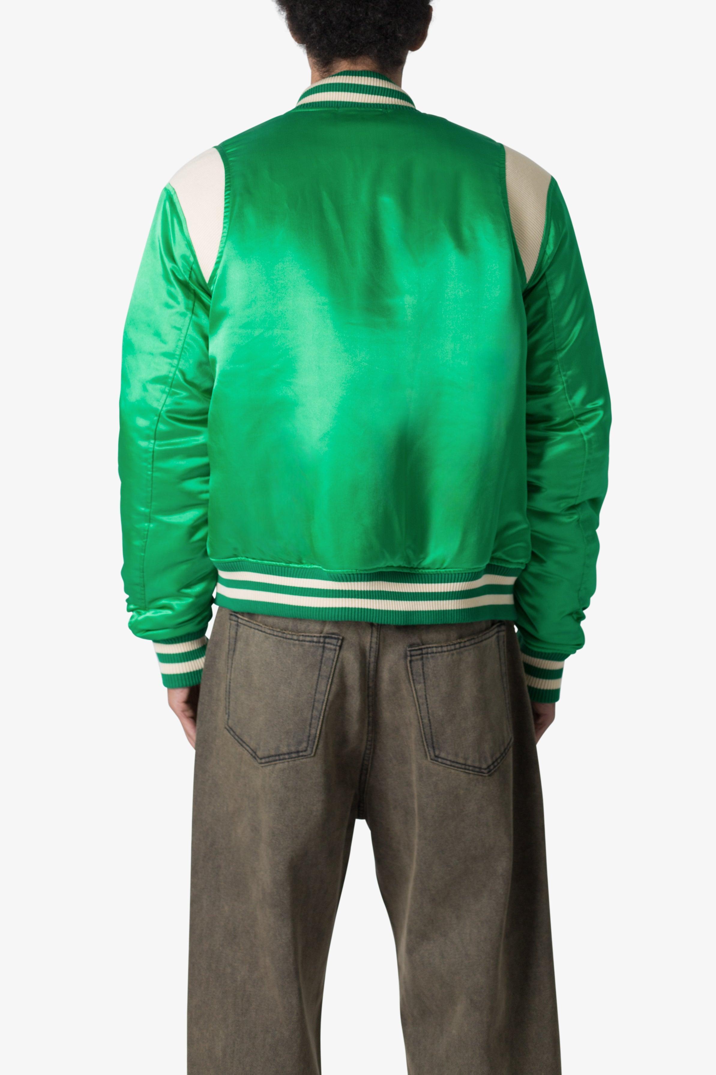 Classic Varsity Jacket - Green Product Image