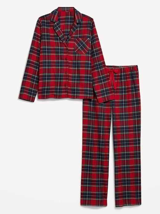 Flannel Pajama Set for Women Product Image