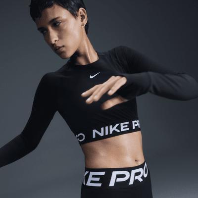 Nike Pro Women's Dri-FIT Cropped Long-Sleeve Top Product Image