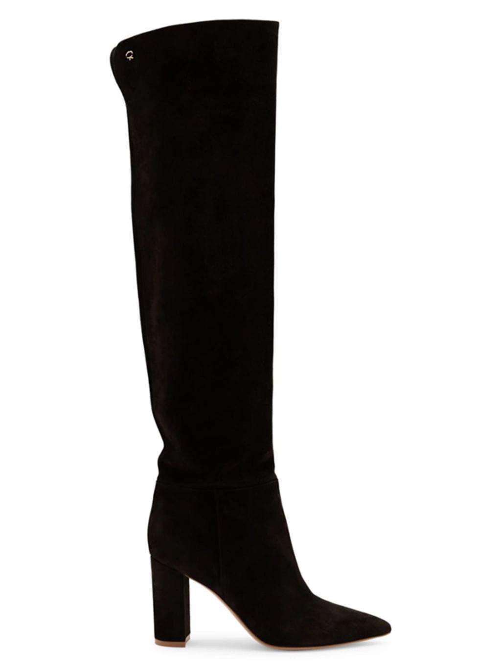 Womens Piper 85MM Suede Over-The-Knee Boots Product Image