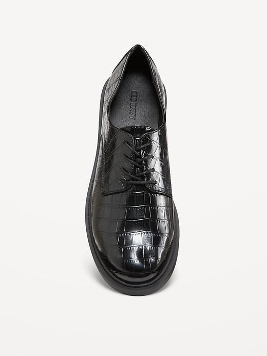 Faux Leather Oxford Shoe Product Image