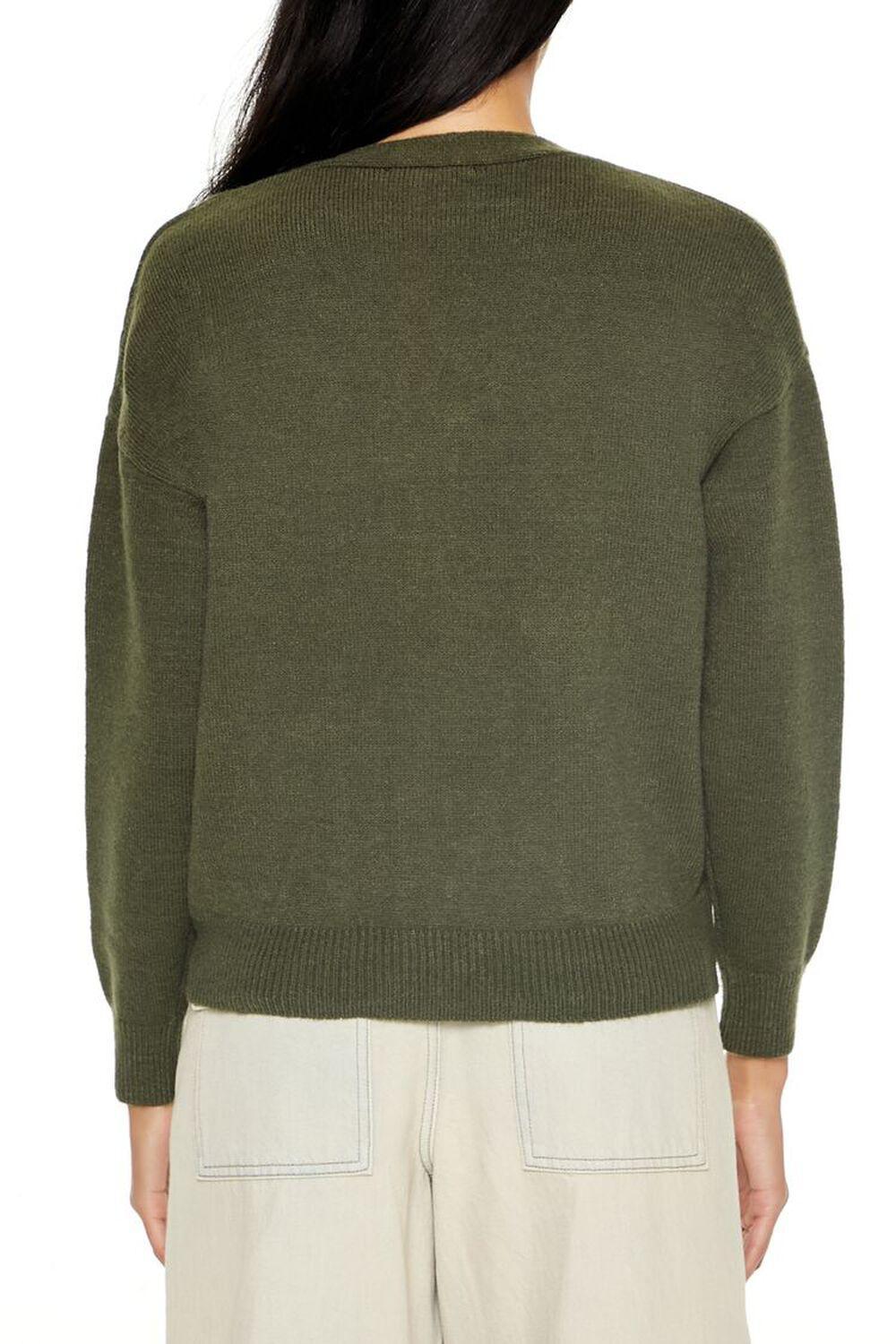 Drop-Sleeve Zip-Up Sweater | Forever 21 Product Image