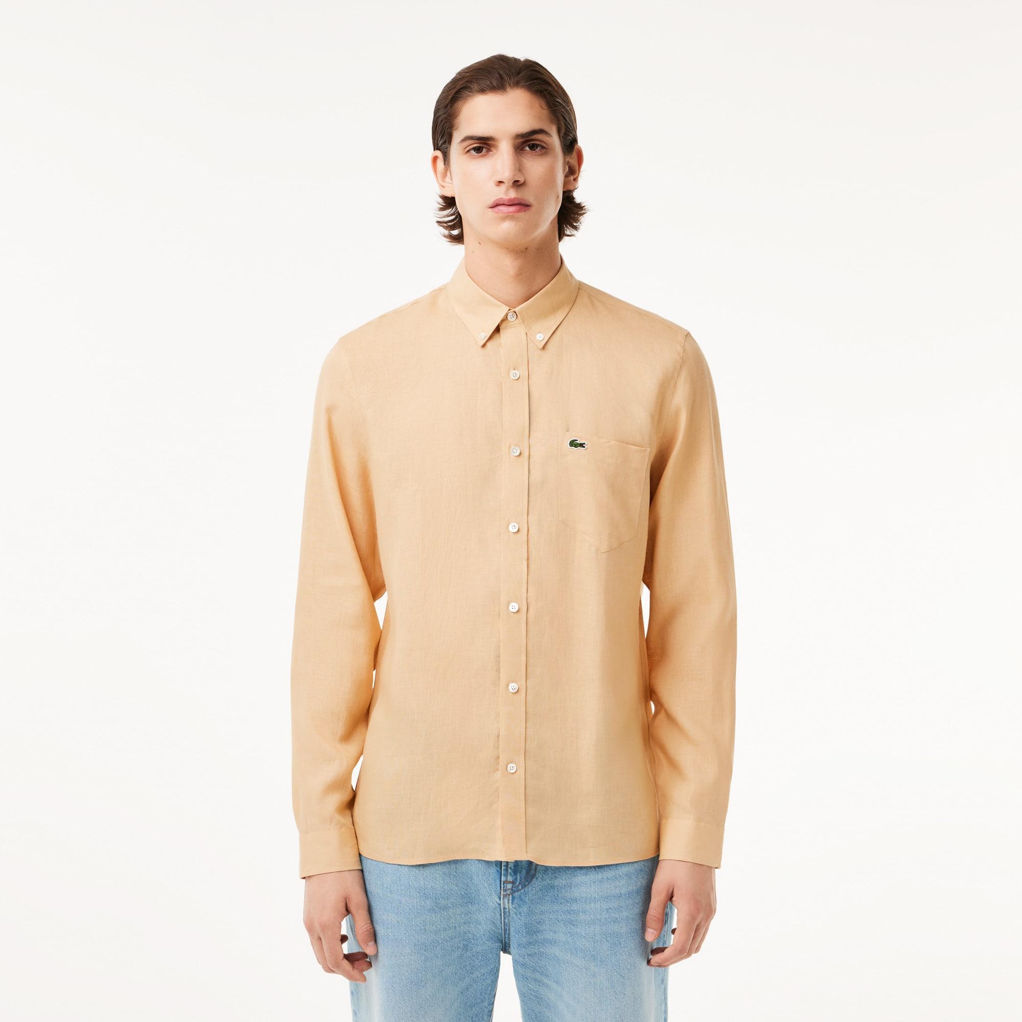 Regular Fit Linen Shirt Product Image