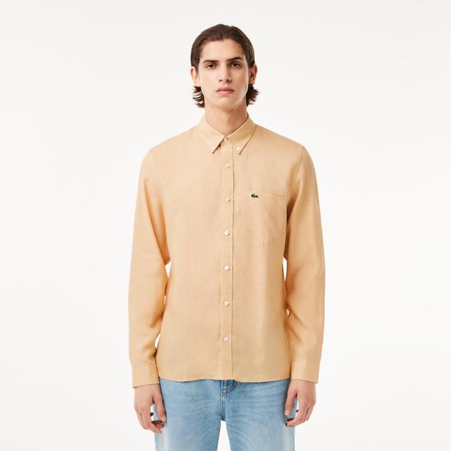 Men’s Lacoste Linen Shirt Product Image