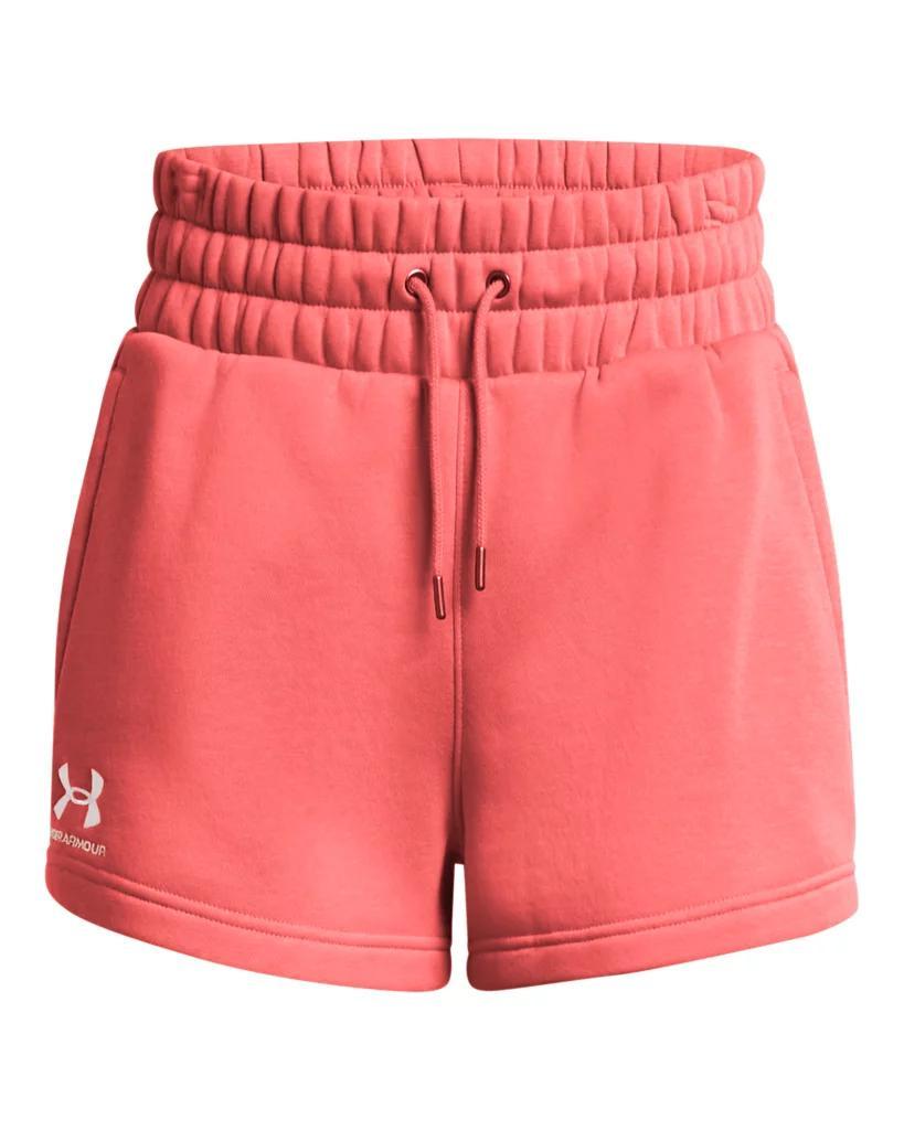 Women's UA Icon Fleece Boxer Shorts Product Image