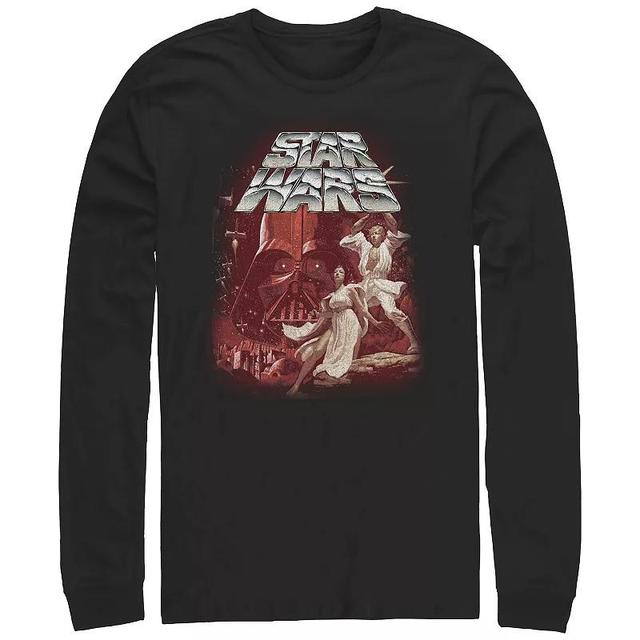 Mens Star Wars Vintage Poster Graphic Tee Product Image