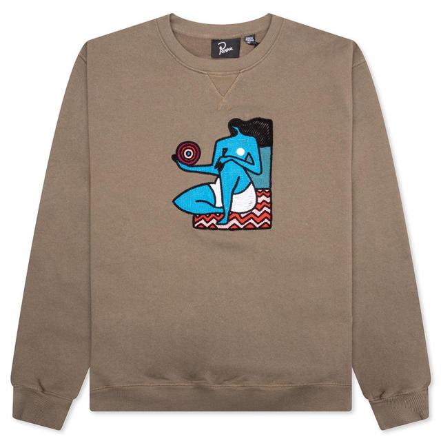 Future Visions Crew Neck Sweatshirt - Stone Grey Male Product Image