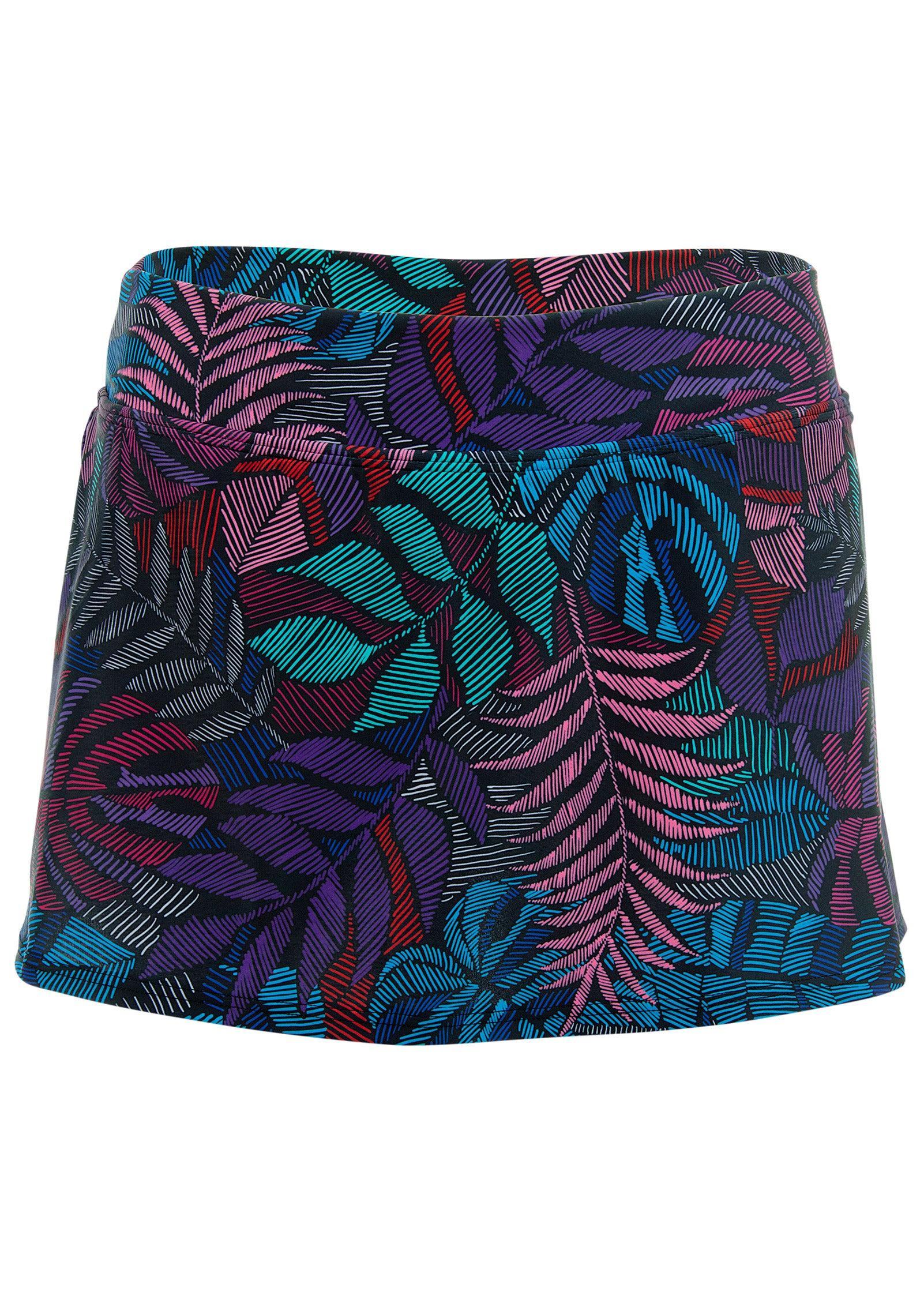 Aruba Swim Skirt - Tropical Leaves Product Image